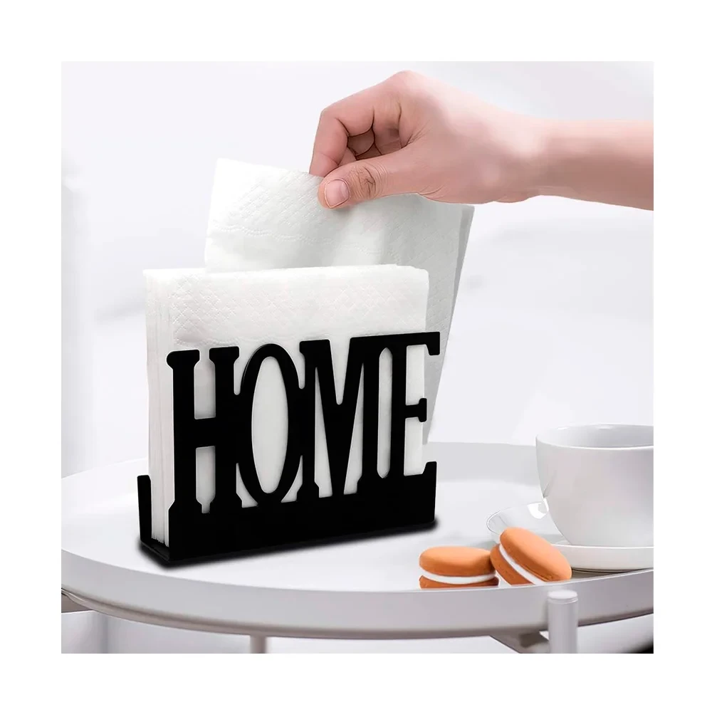 SERVILLETERA 10X15X4 CM (36672) NEGRO